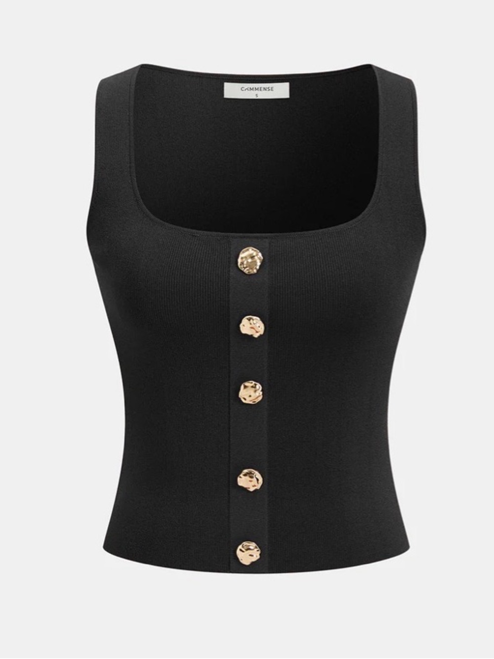 Commense Metal detail top